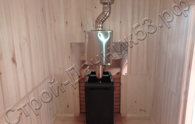 4 Брусовая баня  Б-34, 6х9м, 94.5 М², Московская область, Дмитровский район, деревня Совельево. (16)